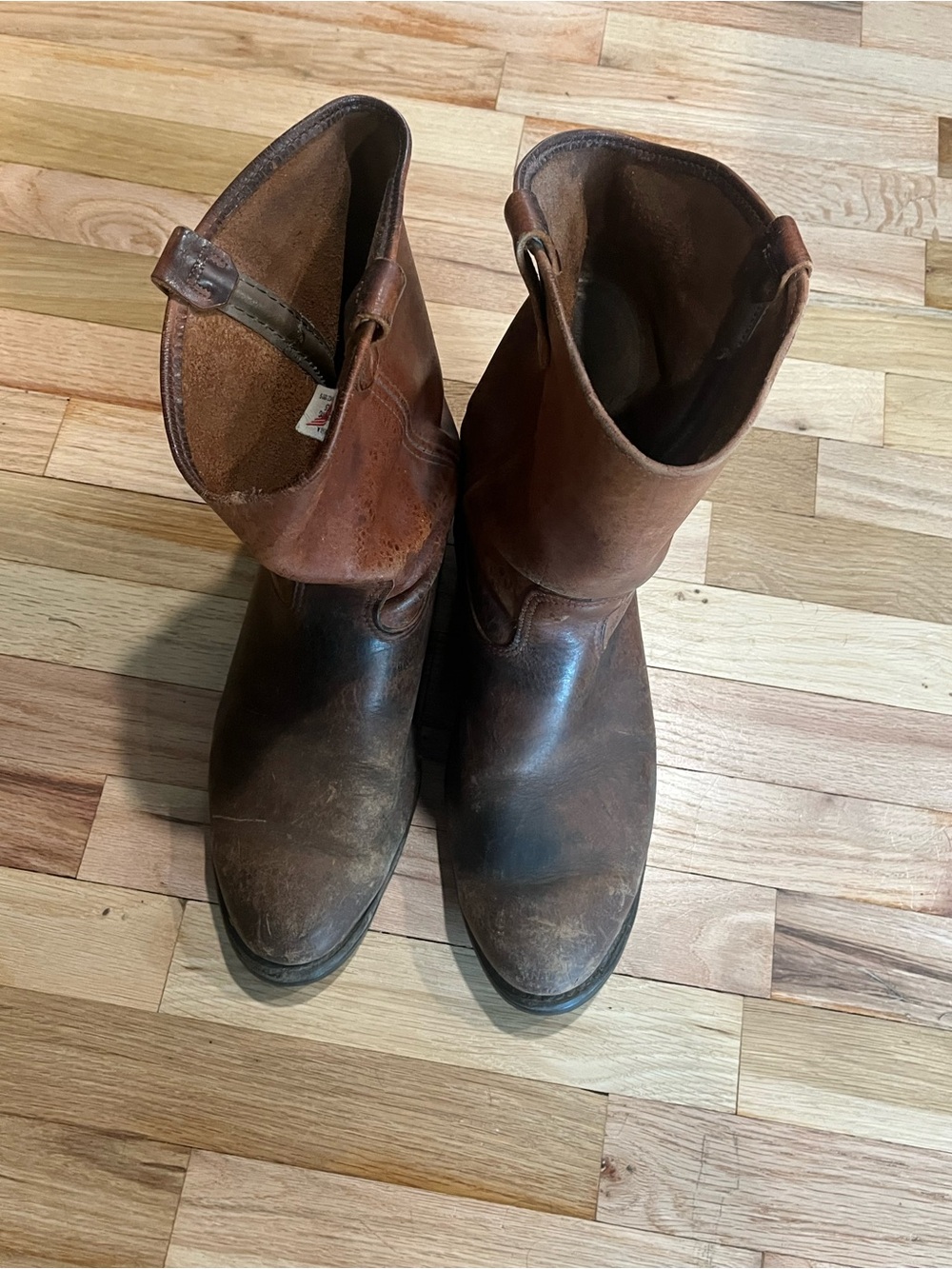 Vintage Red Wing Pecos 1155 Nailseat Work Boots - 13D - Made in USA